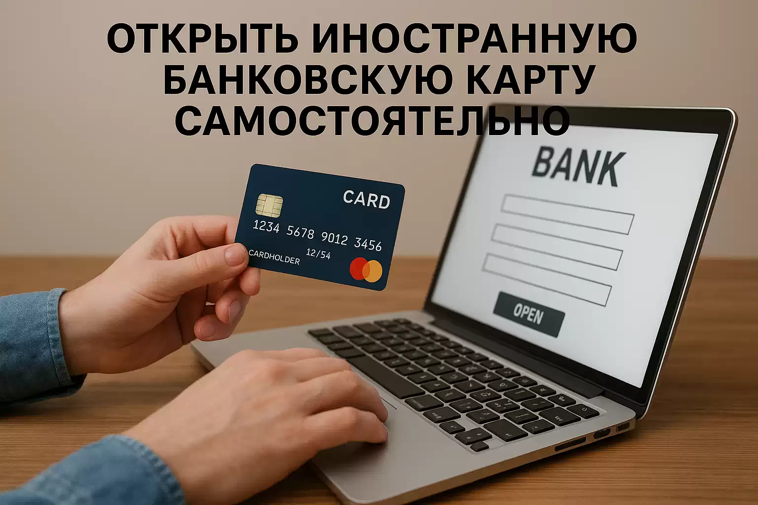 Можно ли открыть иностранную карту самостоятельно?